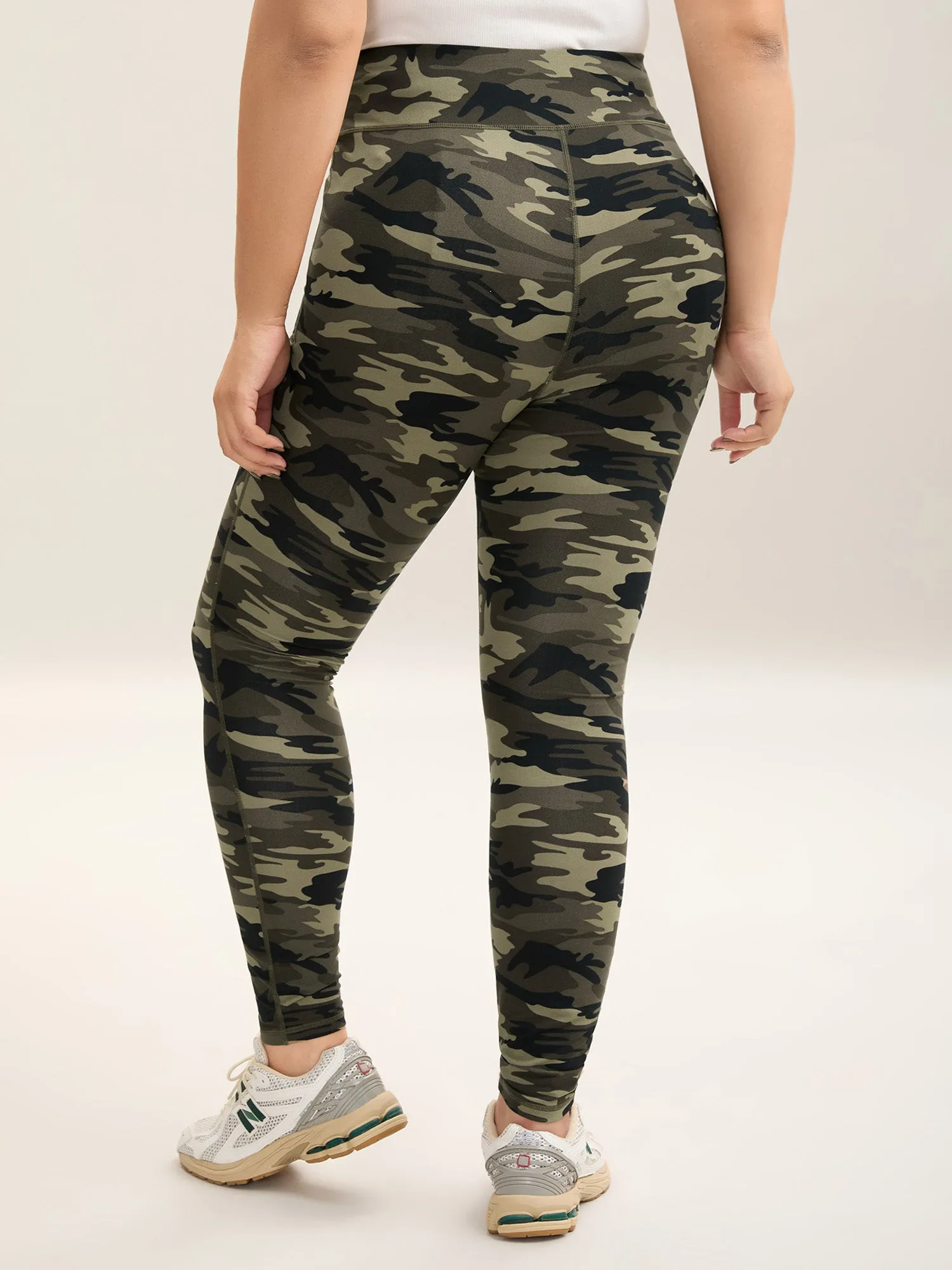Camouflage Print Stretch Leggings sold by Bloomchic product image thumbnail 3