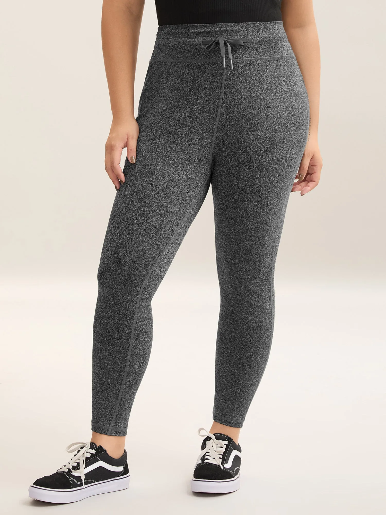 Adjustable Waist Tie Stretchy Leggings sold by Bloomchic