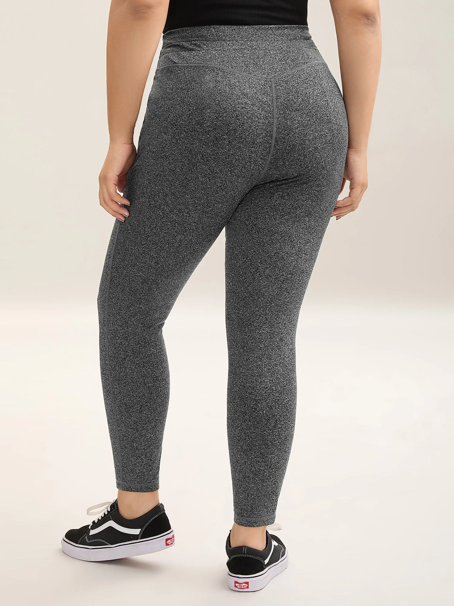 Adjustable Waist Tie Stretchy Leggings sold by Bloomchic product image thumbnail 5