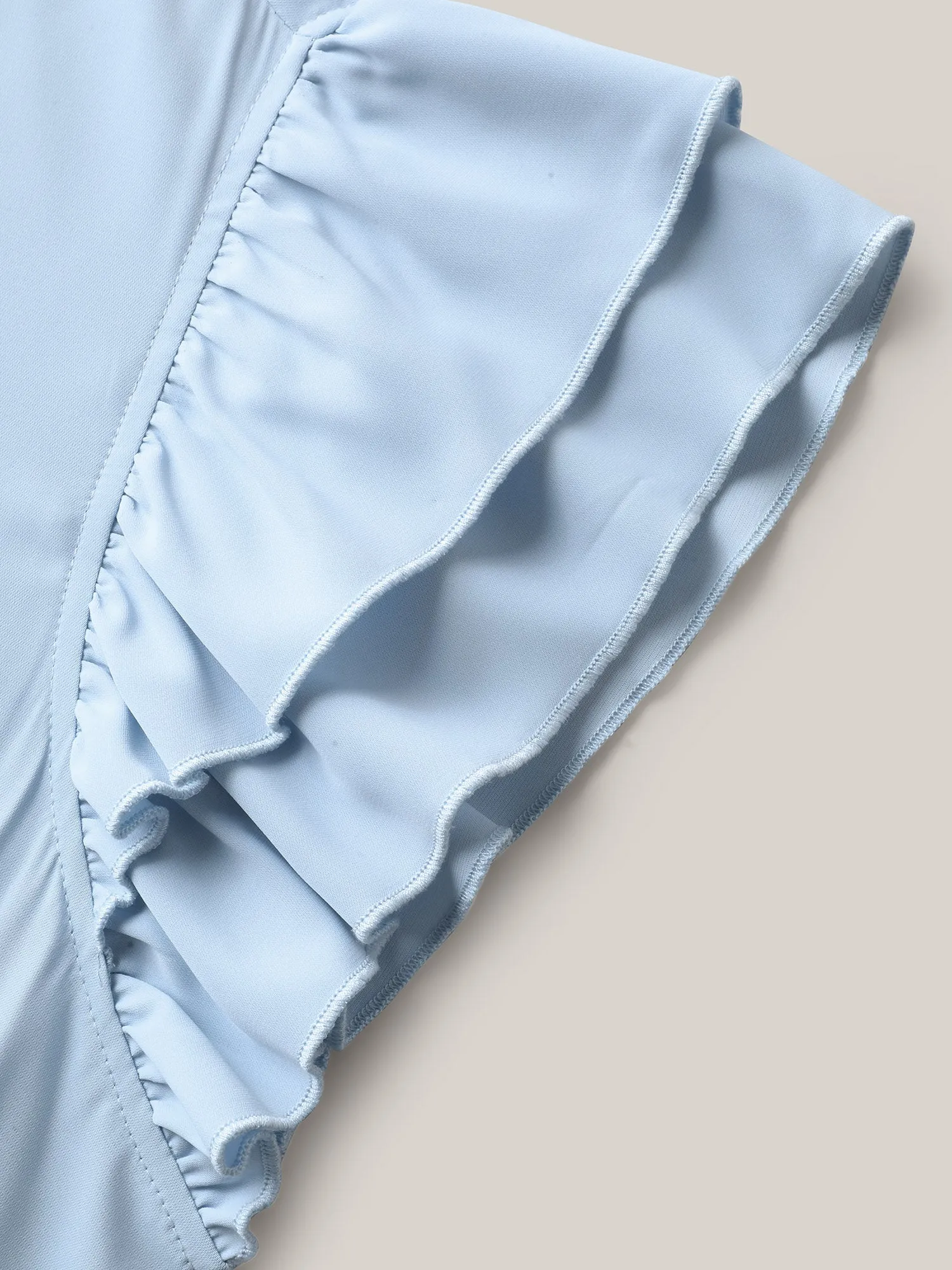 Twist Front Woven A-Line Midi Dress sold by Bloomchic product image thumbnail 5