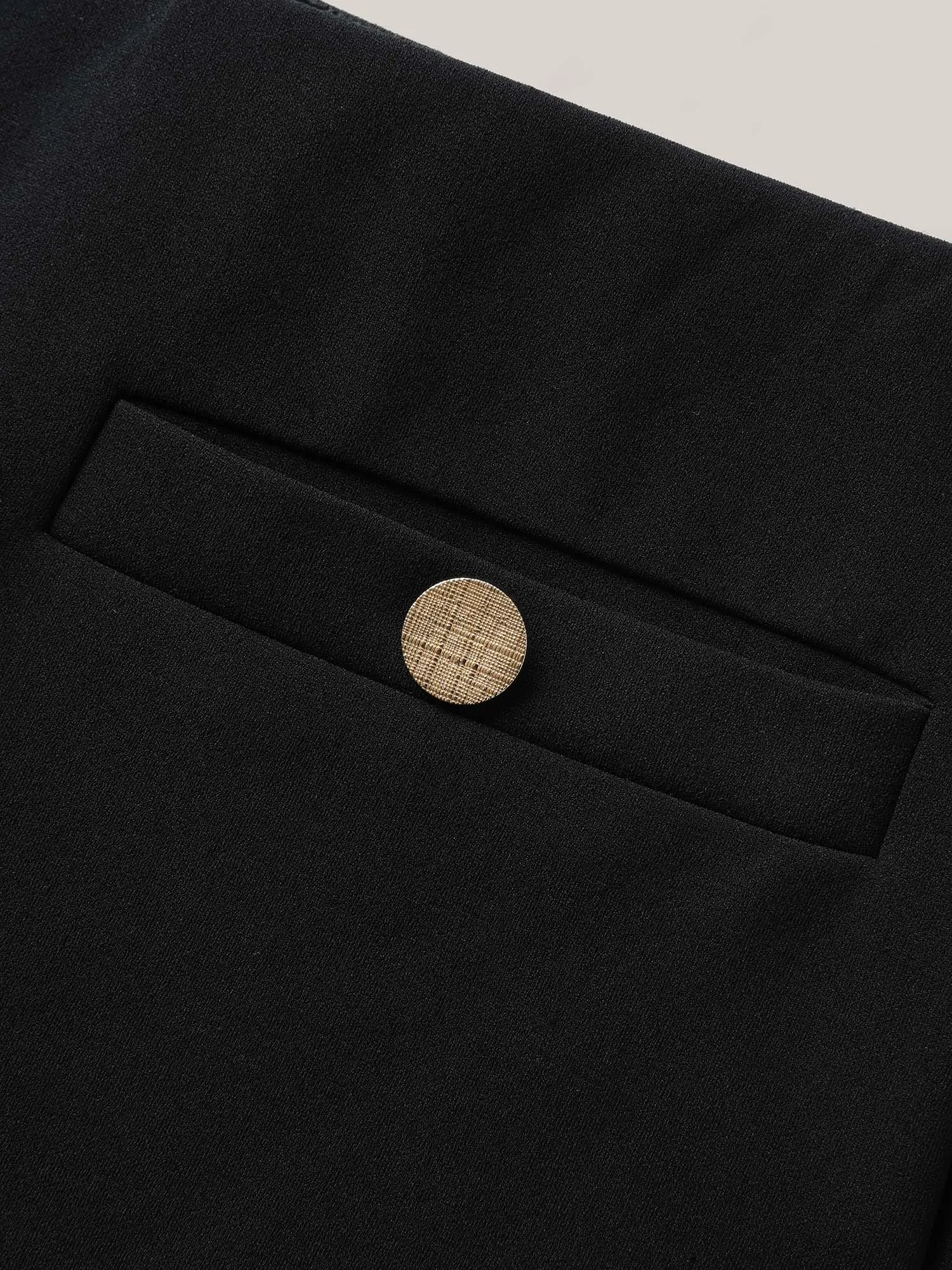 Button Detail Anti-Seam Flared Pants sold by Bloomchic product image thumbnail 5