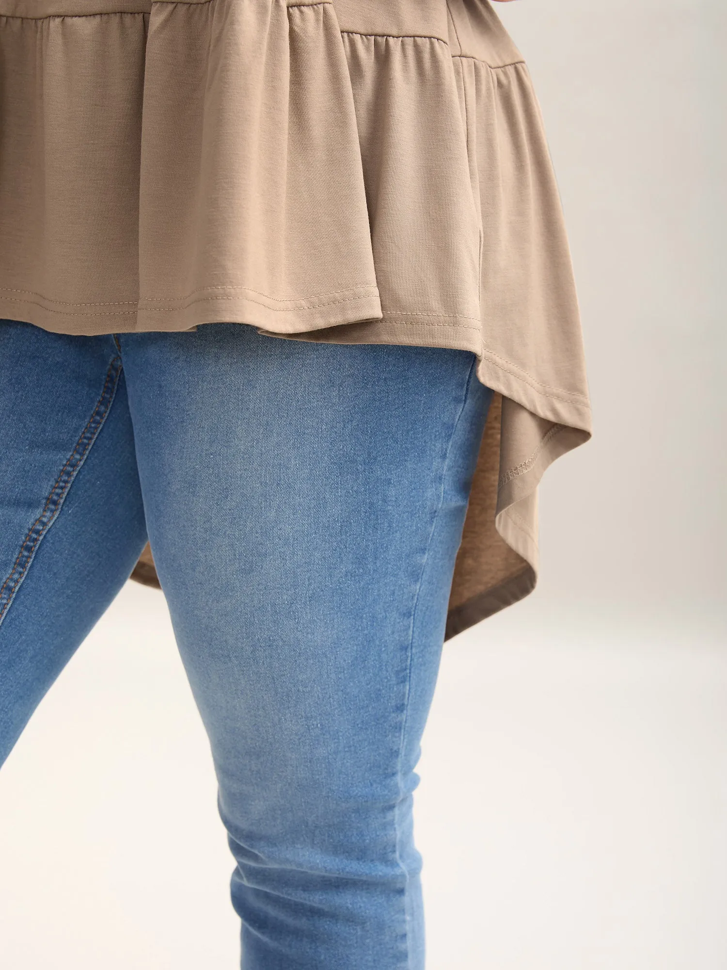 Ruffled Tiered Long Tank Top sold by Bloomchic product image thumbnail 2