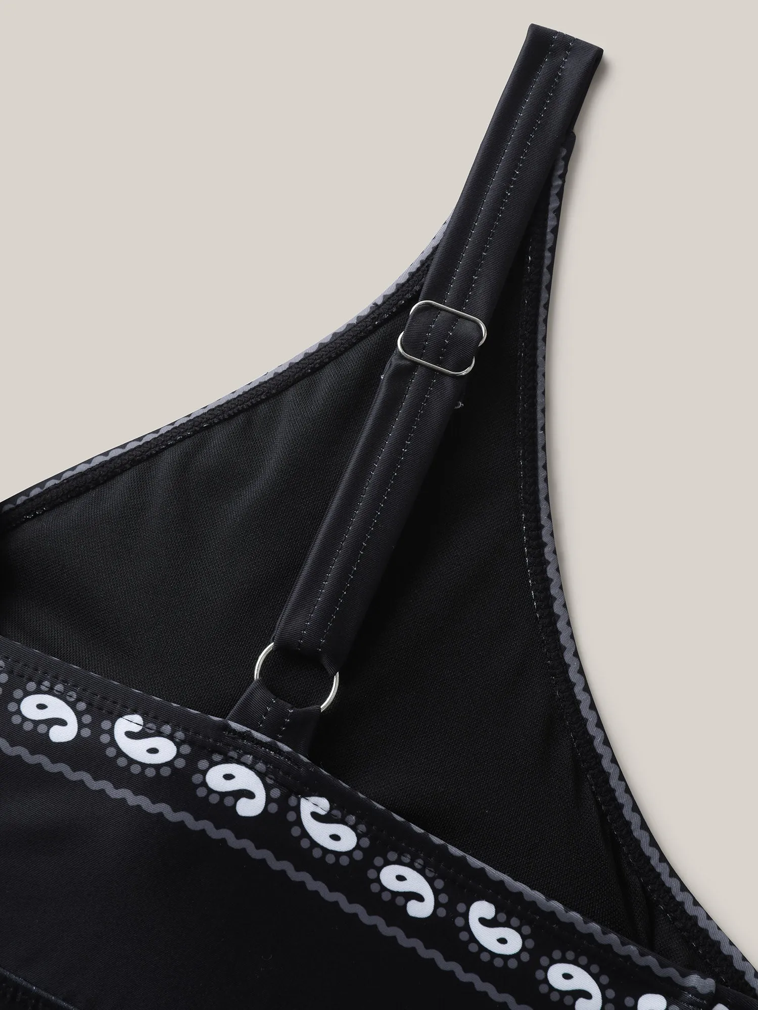 Boho Print Surplice Neck Swim Top sold by Bloomchic product image thumbnail 5