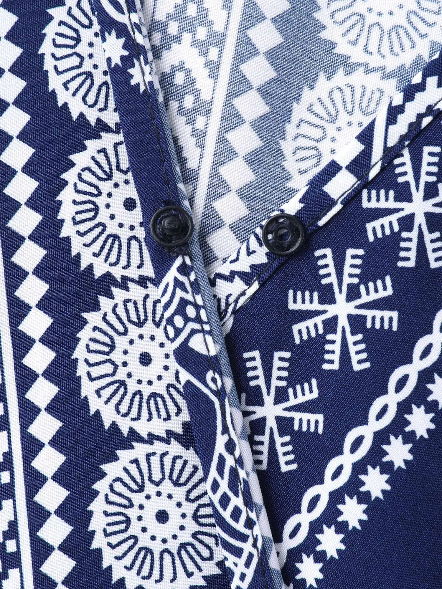 Resort Ready Print Shirred Waist Maxi Dress sold by Bloomchic product image thumbnail 5
