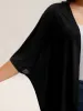 Sheer Textured Open Front Kimono sold by Bloomchic
