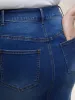 Whiskered Classic Cut Fitted Denim Skirt sold by Bloomchic