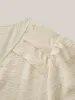 Shoulder Pleats Textured Button Maxi Dress sold by Bloomchic