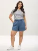 Classic Cut Pull-On Denim Shorts sold by Bloomchic