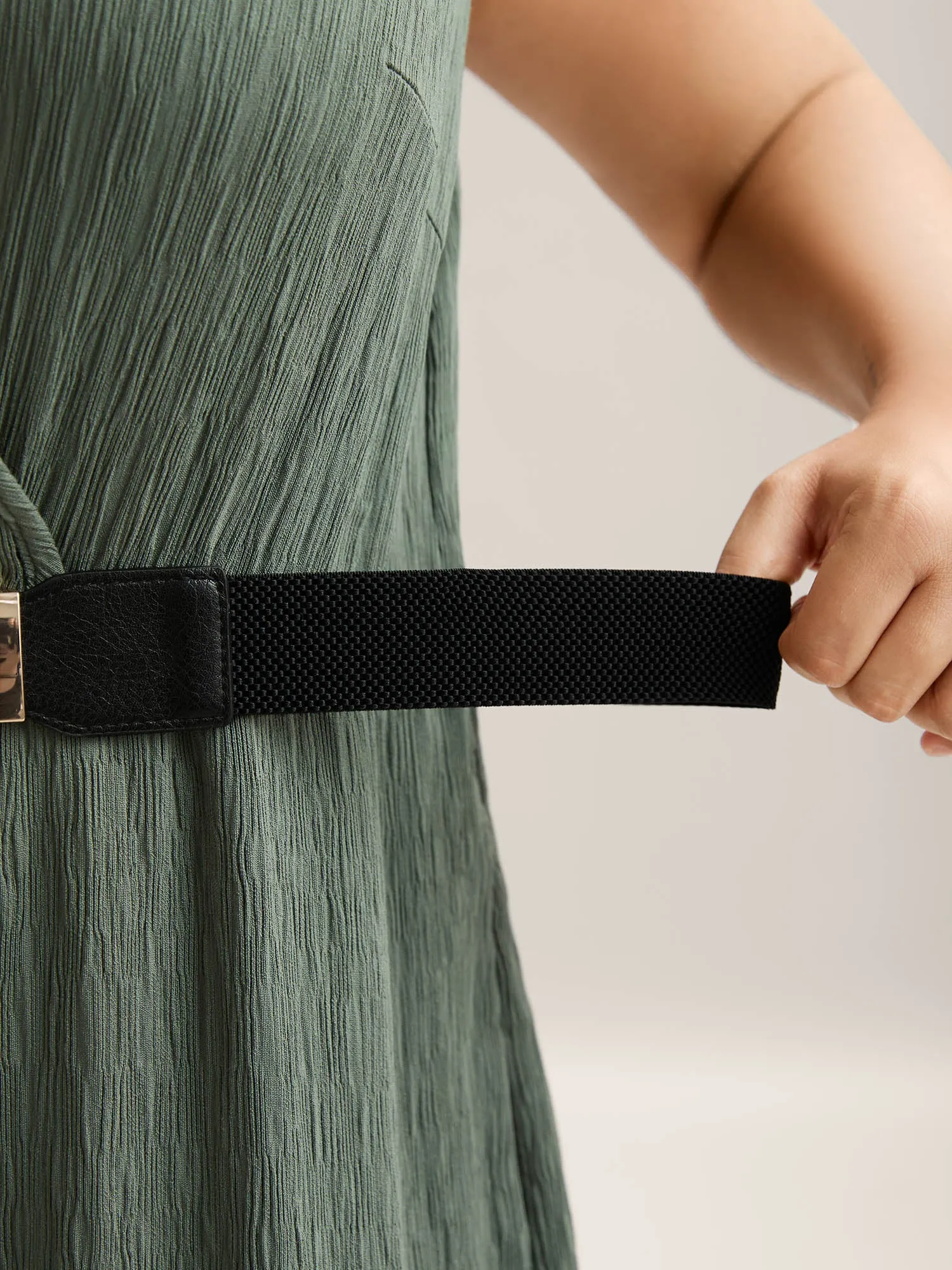 Gold-Tone Buckle Everyday Belt sold by Bloomchic product image thumbnail 4