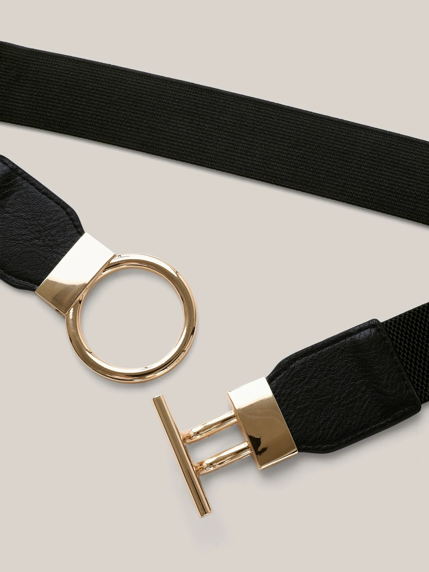 Gold-Tone Buckle Everyday Belt sold by Bloomchic product image thumbnail 5