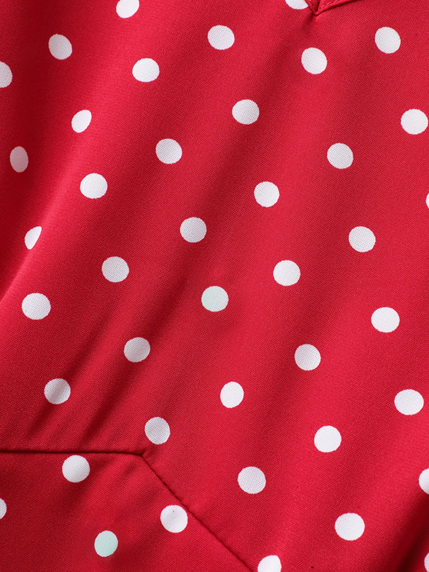 Polka Dots Shirred Waist Blouse sold by Bloomchic product image thumbnail 5