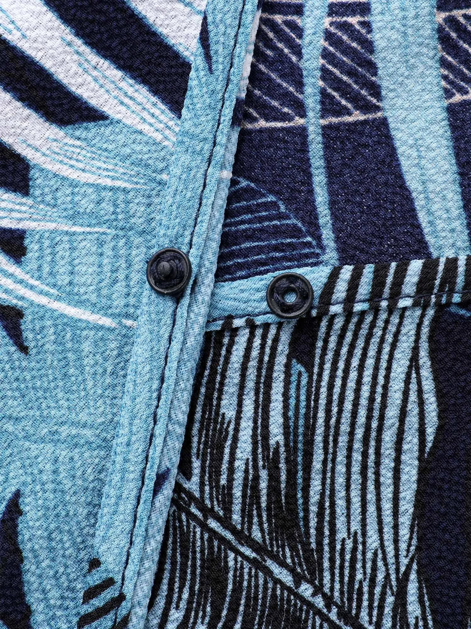 Tropical Leaf Print Pockets Belted Midi Dress sold by Bloomchic product image thumbnail 5