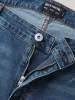 Cowboy Waist Straight-Leg Mid-Rise Jeans sold by Bloomchic