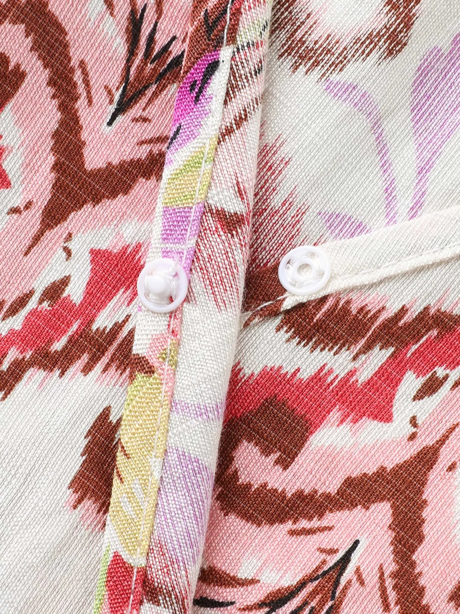 Ornate Print Surplice Pockets Maxi Dress sold by Bloomchic product image thumbnail 5