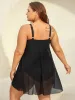 Knotted Front Extra Coverage One-Piece Swimsuit sold by Bloomchic