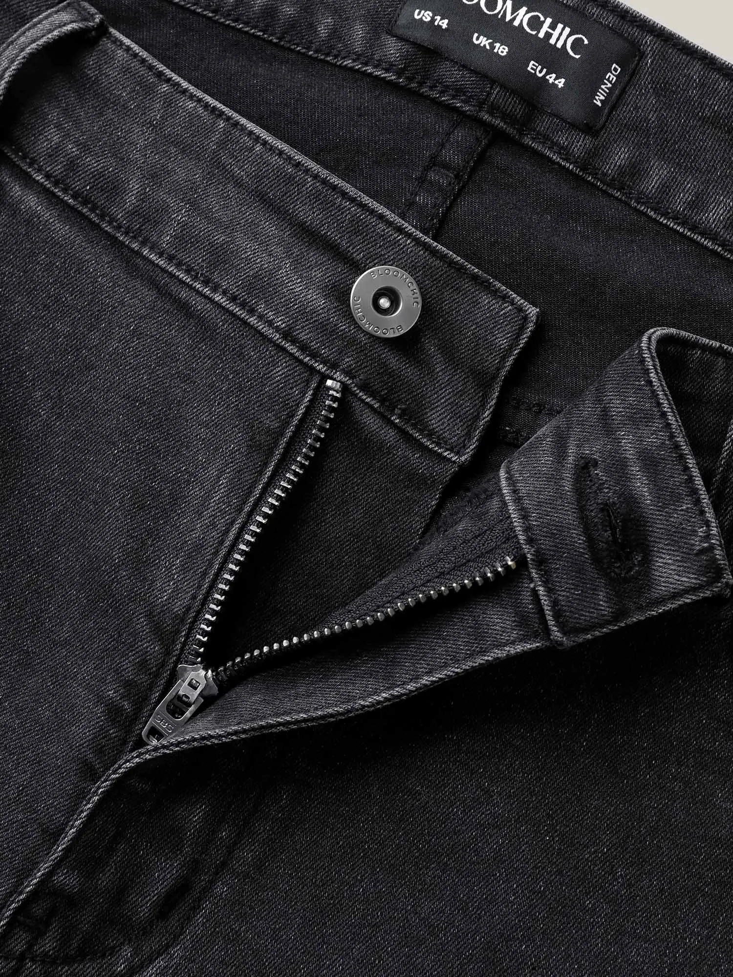 Stretchy Classic Bootcut Mid-Rise Jeans sold by Bloomchic product image thumbnail 5