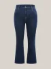 Cowboy Waist Bootcut Mid-Rise Jeans sold by Bloomchic