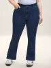 Cowboy Waist Bootcut Mid-Rise Jeans sold by Bloomchic