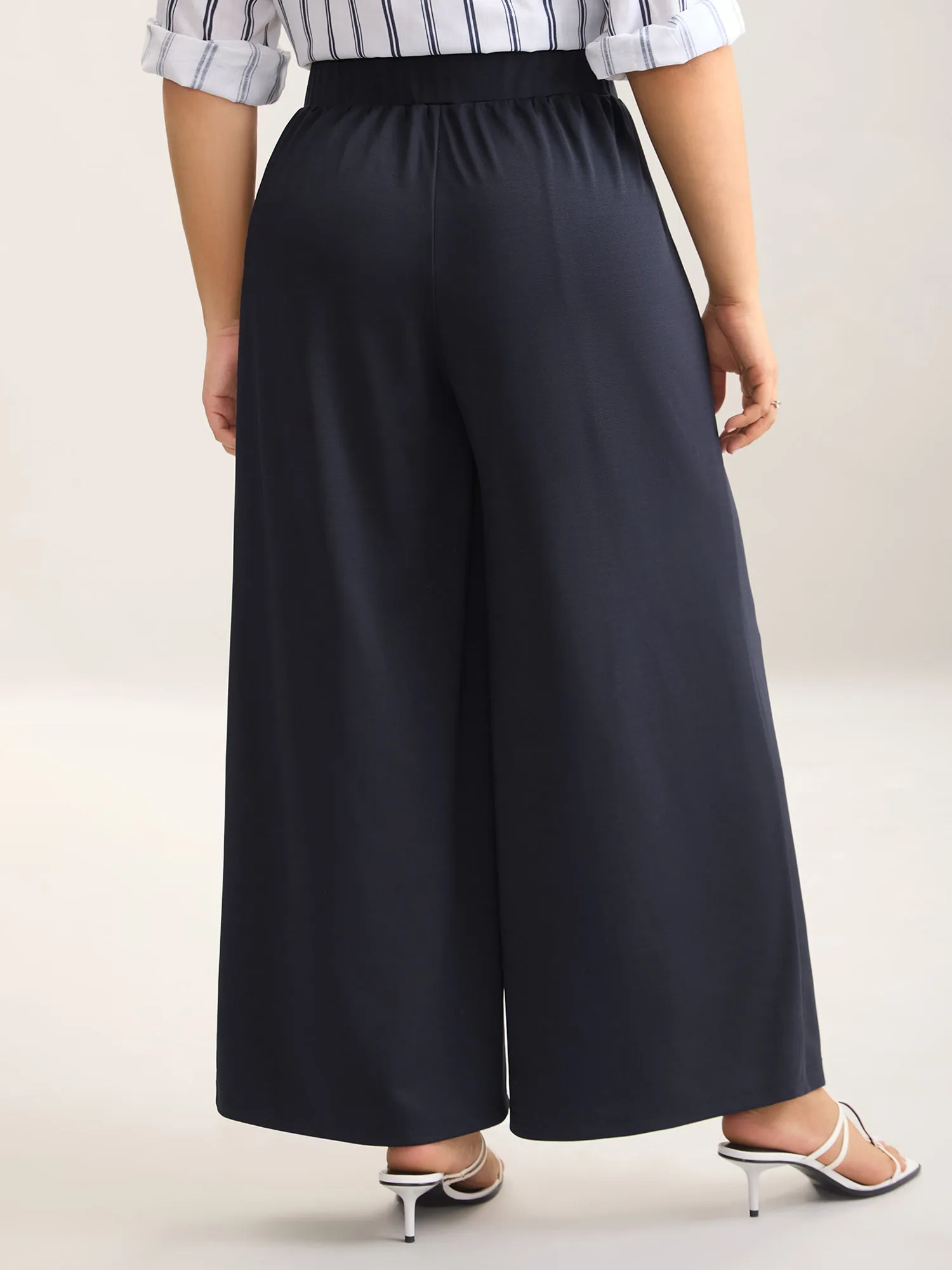 Button Front Wide-Leg Pants sold by Bloomchic product image thumbnail 4