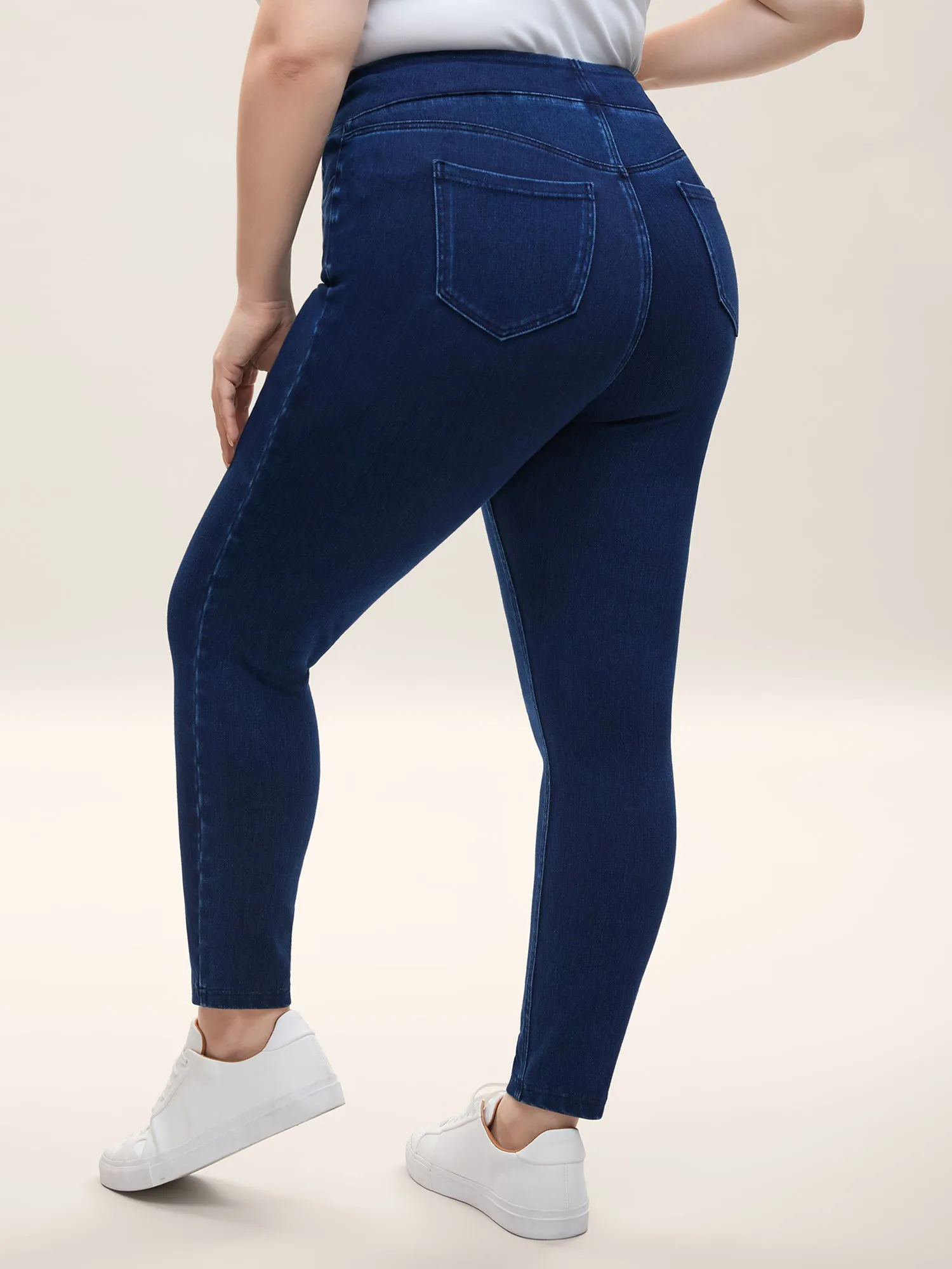 Yoga Stretch Classic Skinny Fit Knit Denim sold by Bloomchic product image thumbnail 2