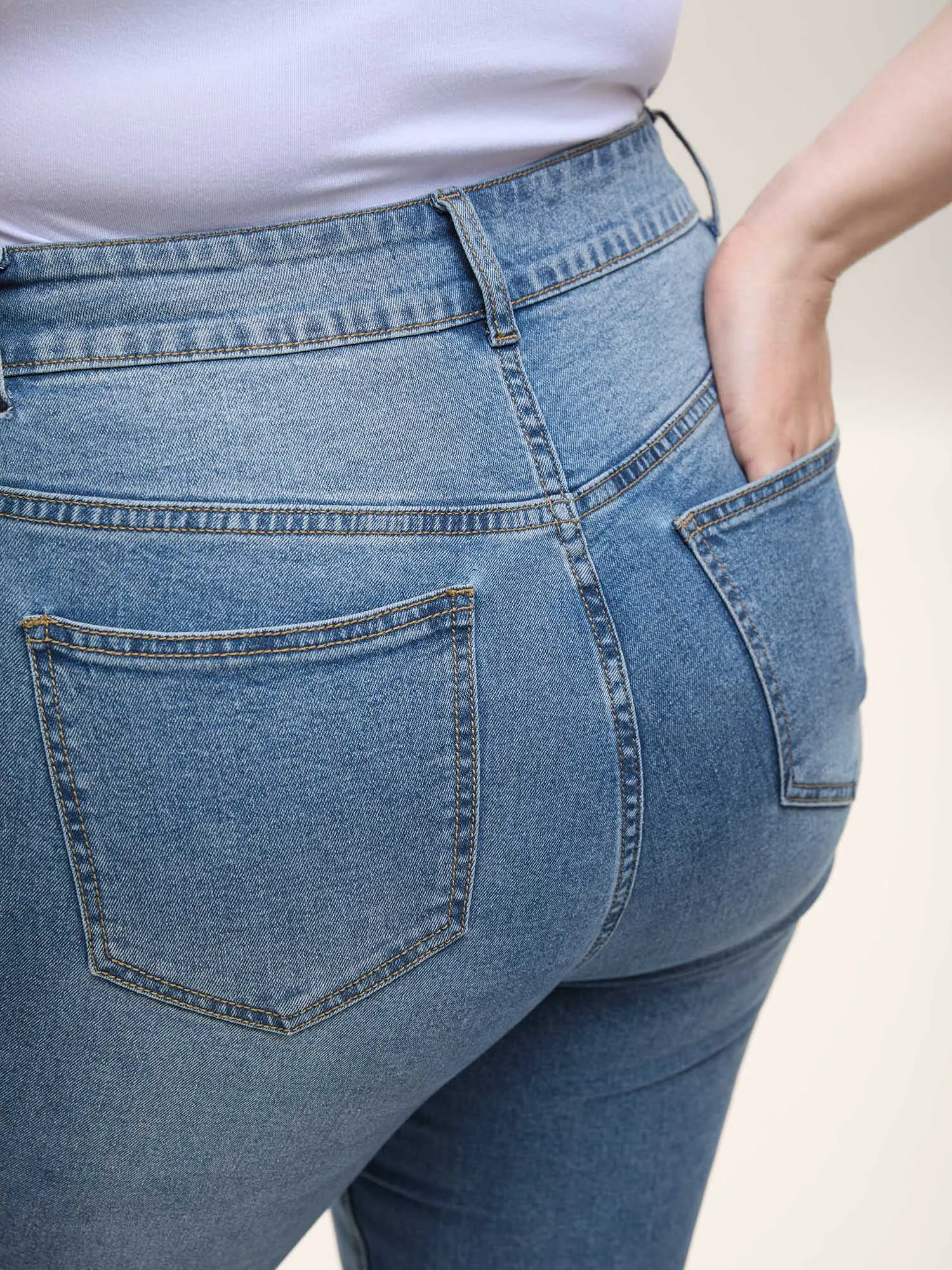 Classic Bootcut Mid-Rise Jeans sold by Bloomchic product image thumbnail 3