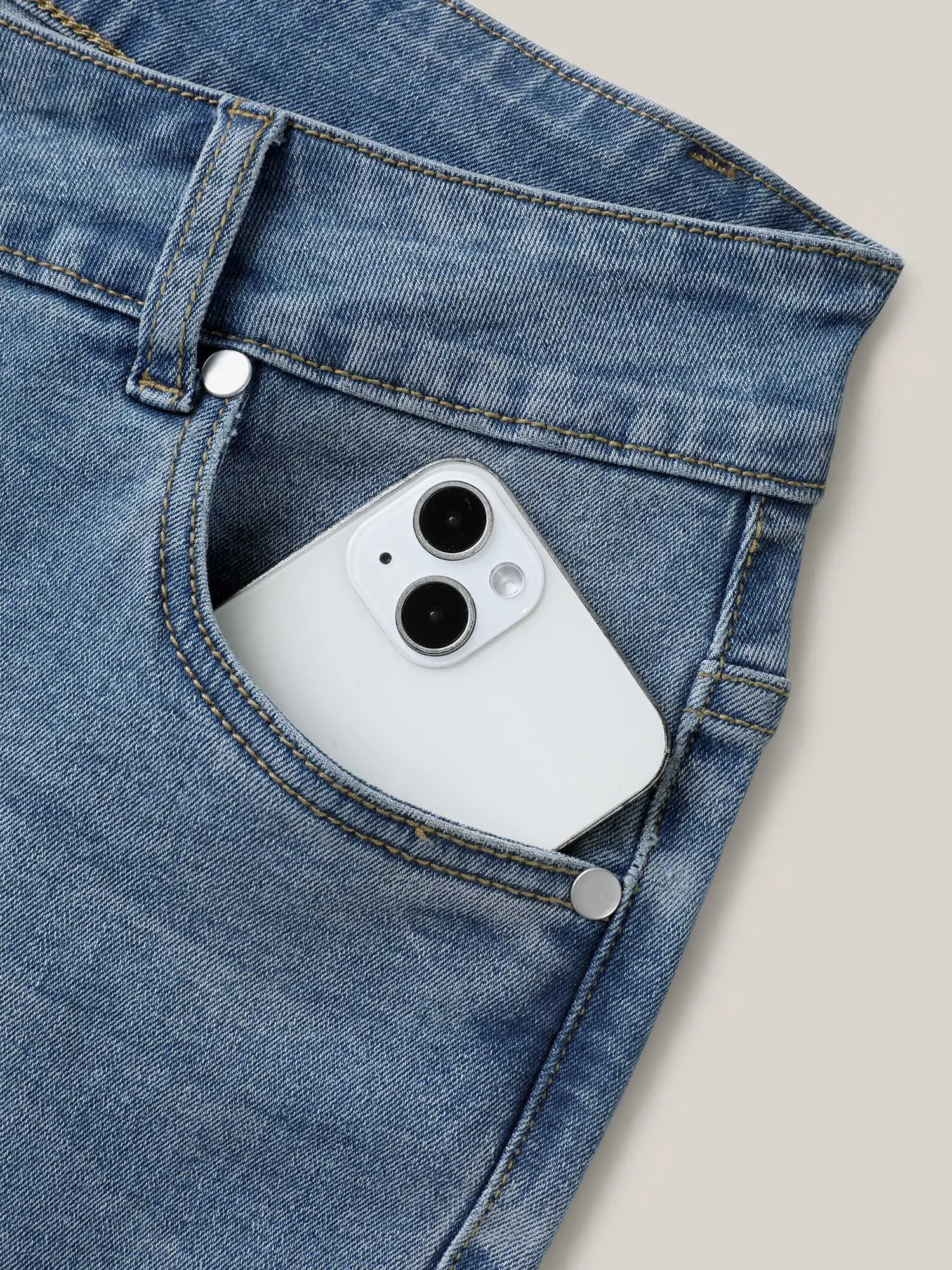 Classic Bootcut Mid-Rise Jeans sold by Bloomchic product image thumbnail 5