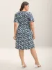 Supersoft Ditsy Floral Waist-Tie Midi Dress sold by Bloomchic