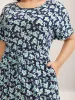 Supersoft Ditsy Floral Waist-Tie Midi Dress sold by Bloomchic