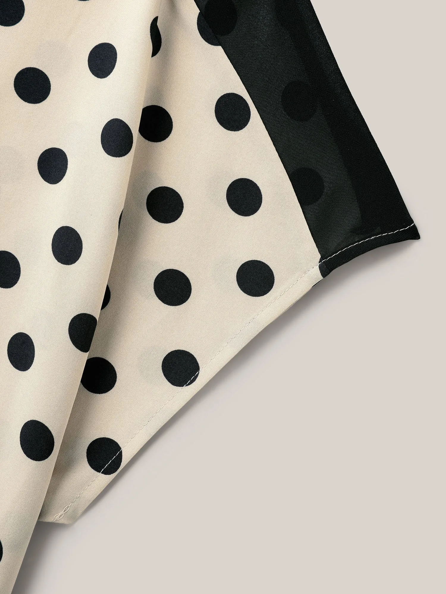 Polka Dots Color Contrast Blouse sold by Bloomchic product image thumbnail 5