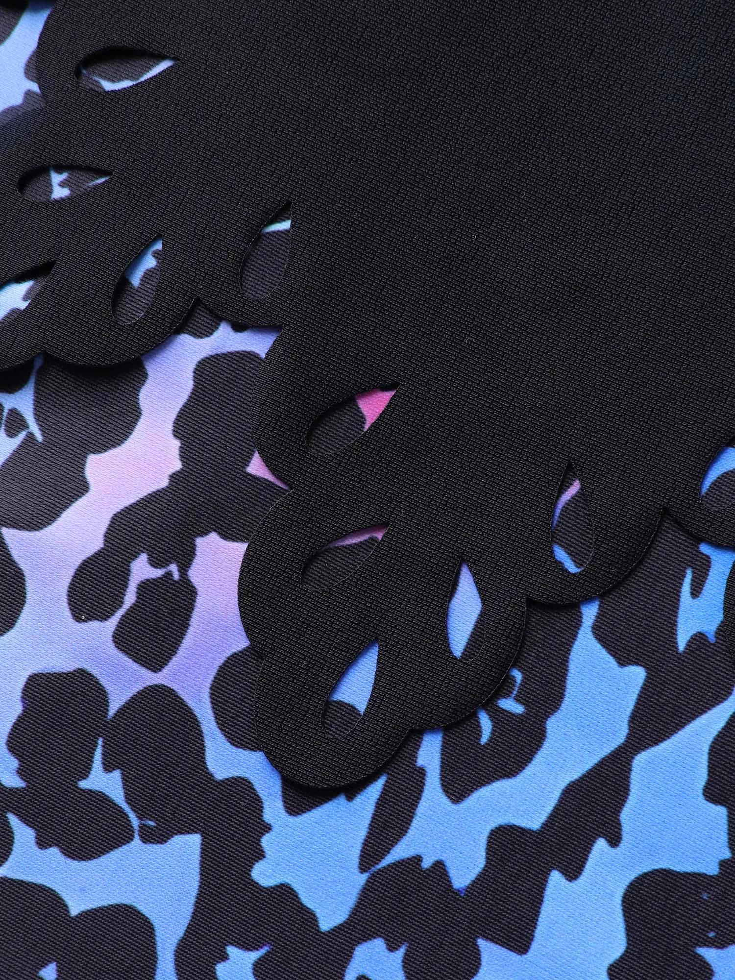 Leopard Print Laser Cut Pleated One-Piece Swimsuit sold by Bloomchic product image thumbnail 5