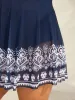 Boho Print Mesh V-Neck Swim Dress sold by Bloomchic
