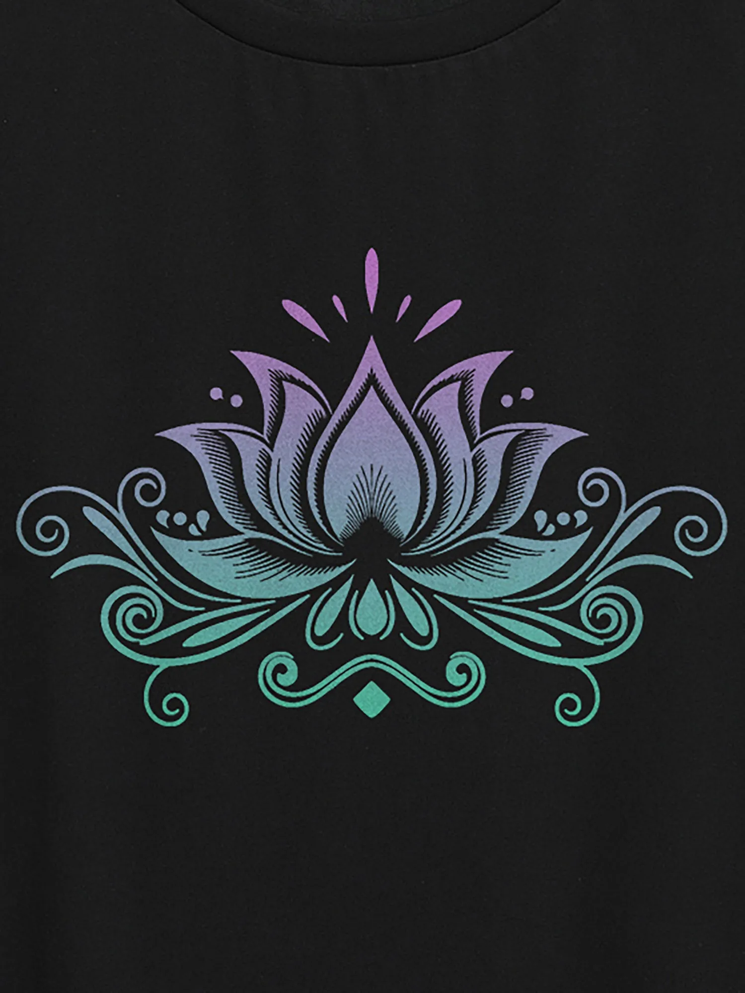 Positive Aura Round Neck T-Shirt sold by Bloomchic product image thumbnail 2