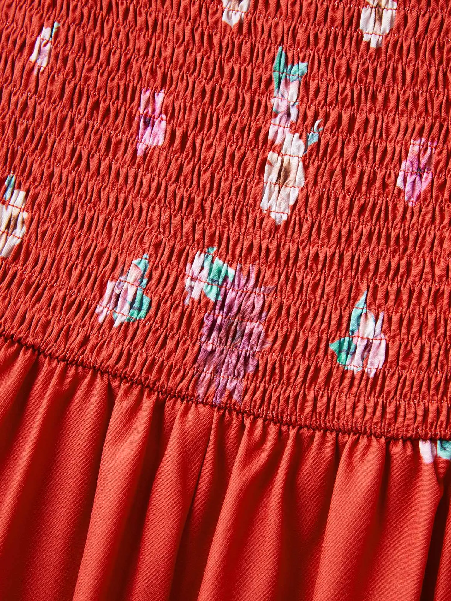 Blooming Flowers V Neck Pockets Dress sold by Bloomchic product image thumbnail 5