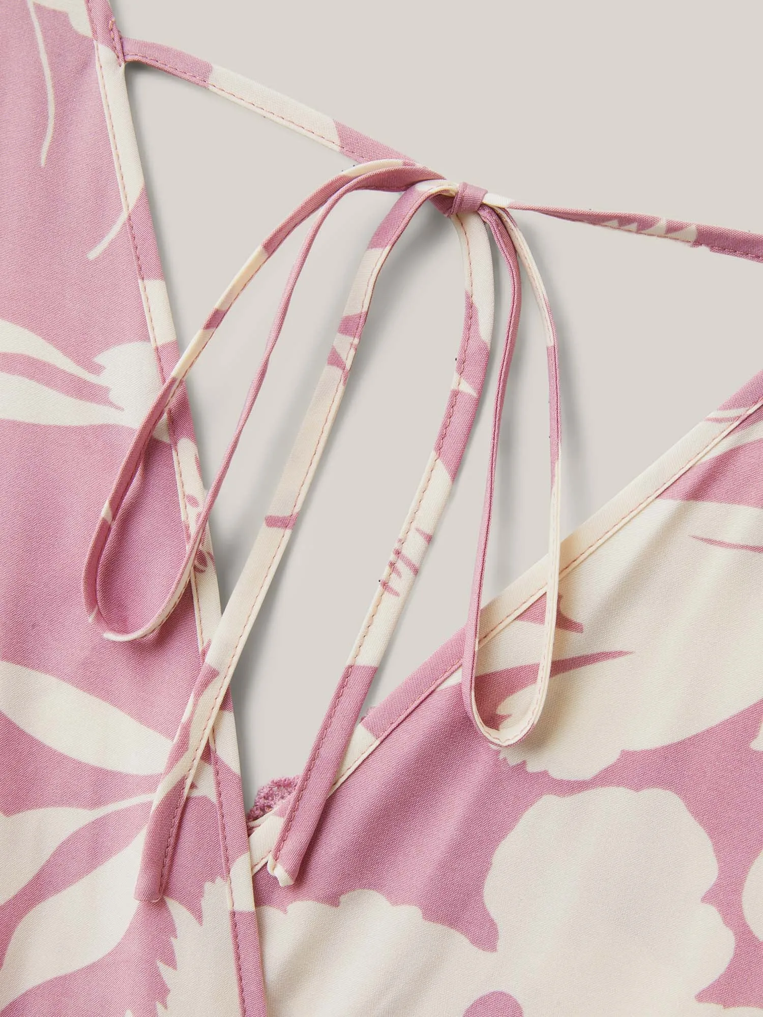 Floral Print Back Tie Jumpsuit sold by Bloomchic product image thumbnail 5