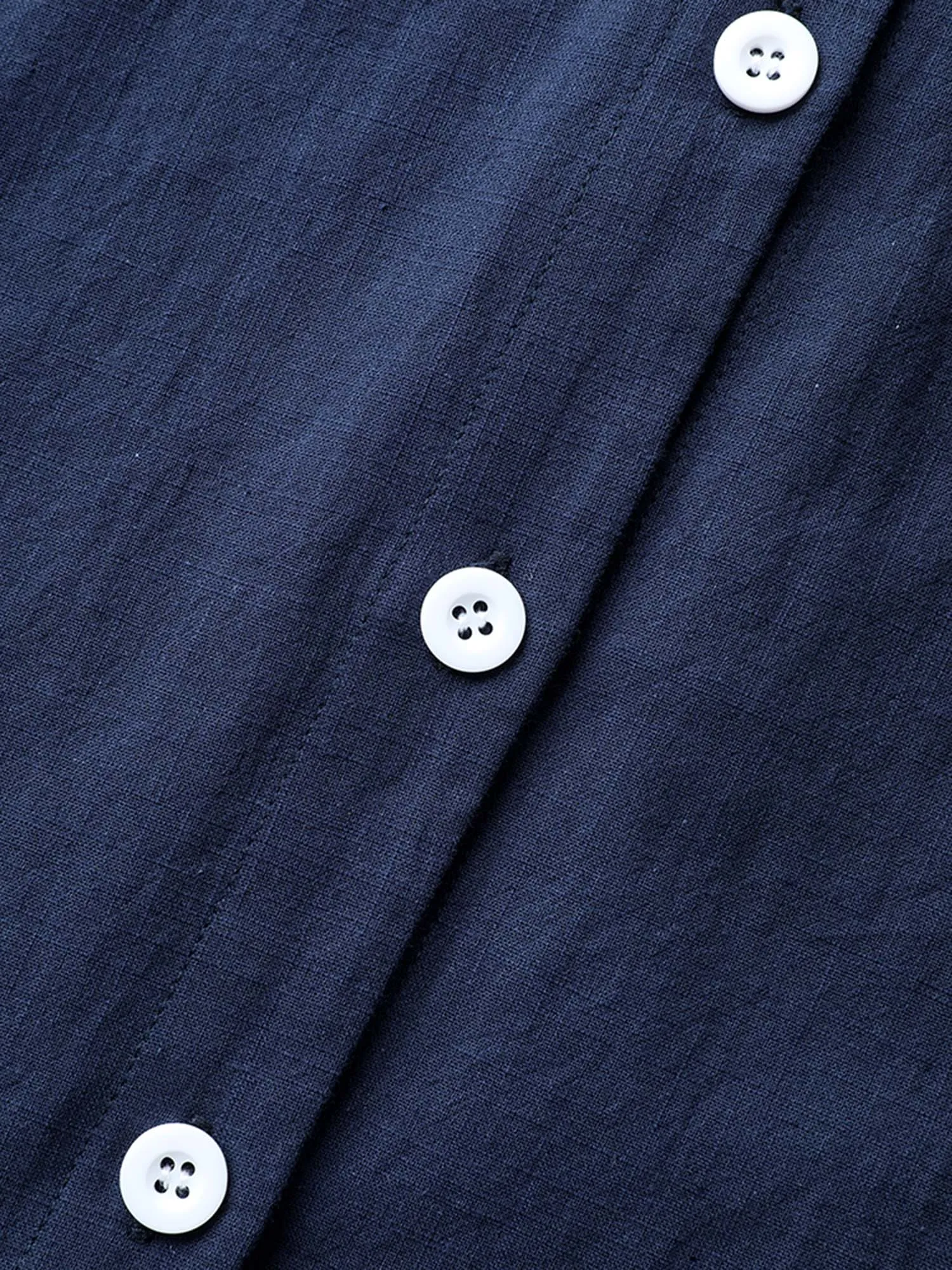 Cotton Collar Button Placket Blouse sold by Bloomchic product image thumbnail 5