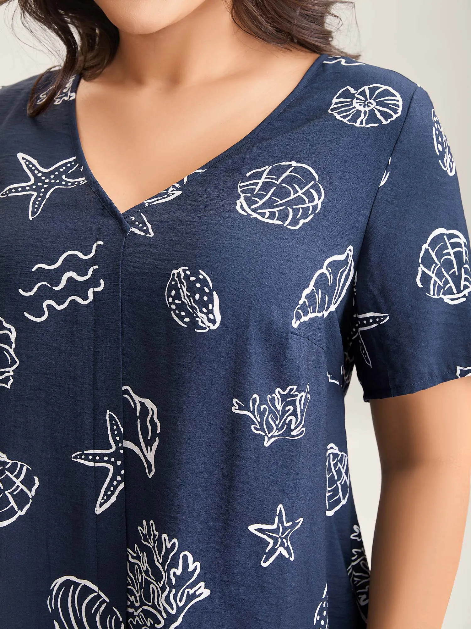 Seashore Print Lounge Co-Ord Set sold by Bloomchic product image thumbnail 5