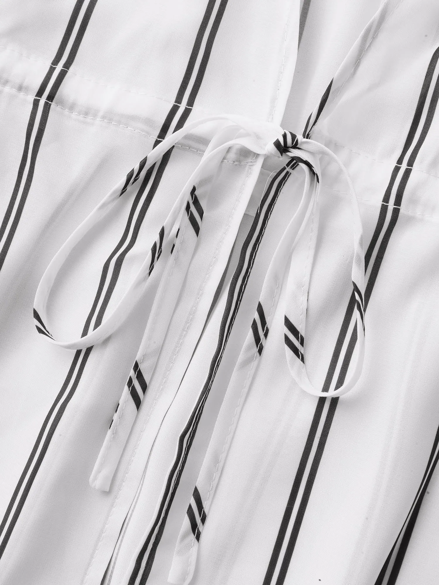 Striped Waist Tie Kimono Cardigan sold by Bloomchic product image thumbnail 5