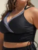 Boho Print Adjustable Drawstrings Swim Tankini sold by Bloomchic