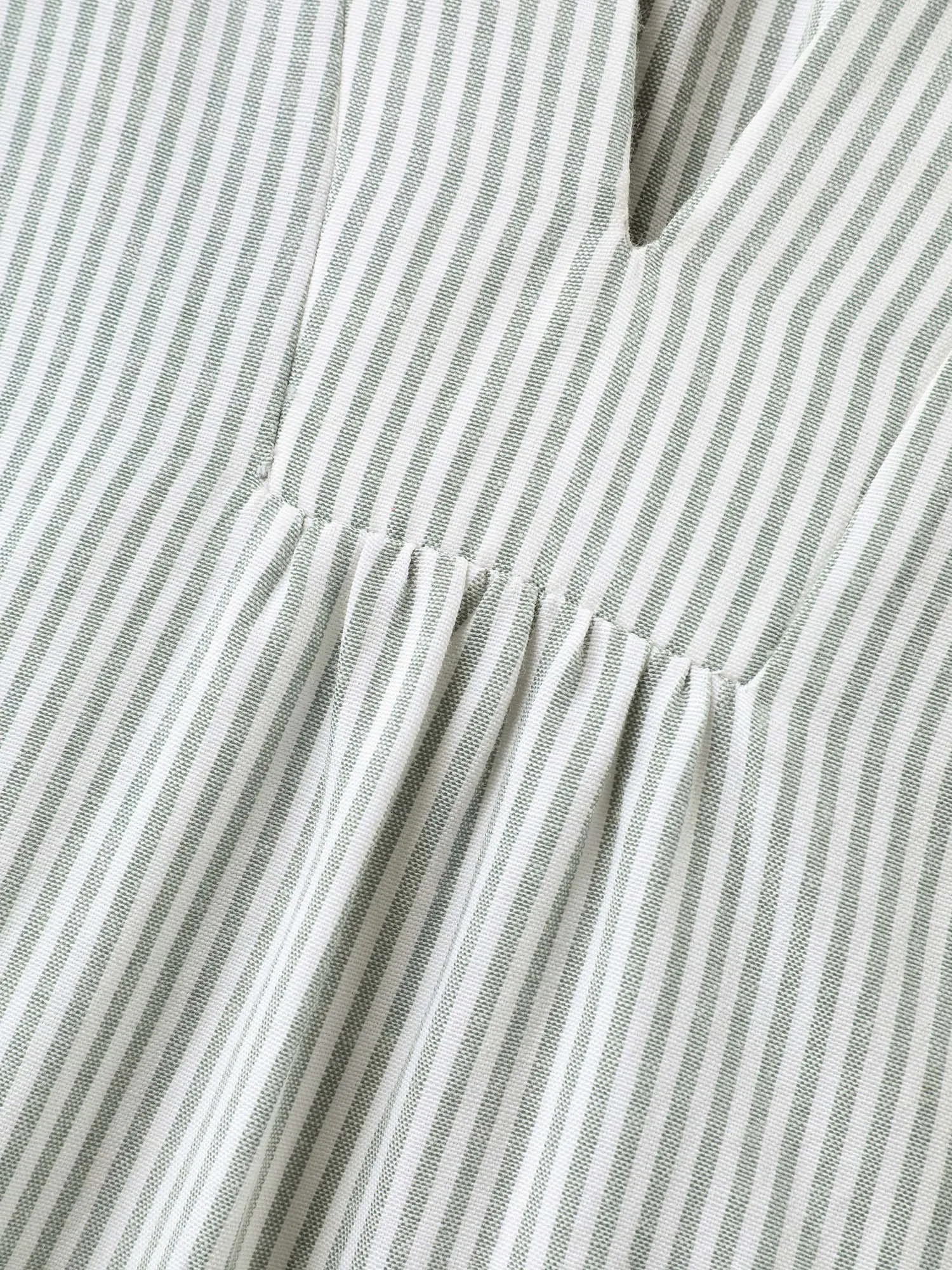 Striped Print Notched Collar Blouse sold by Bloomchic product image thumbnail 5