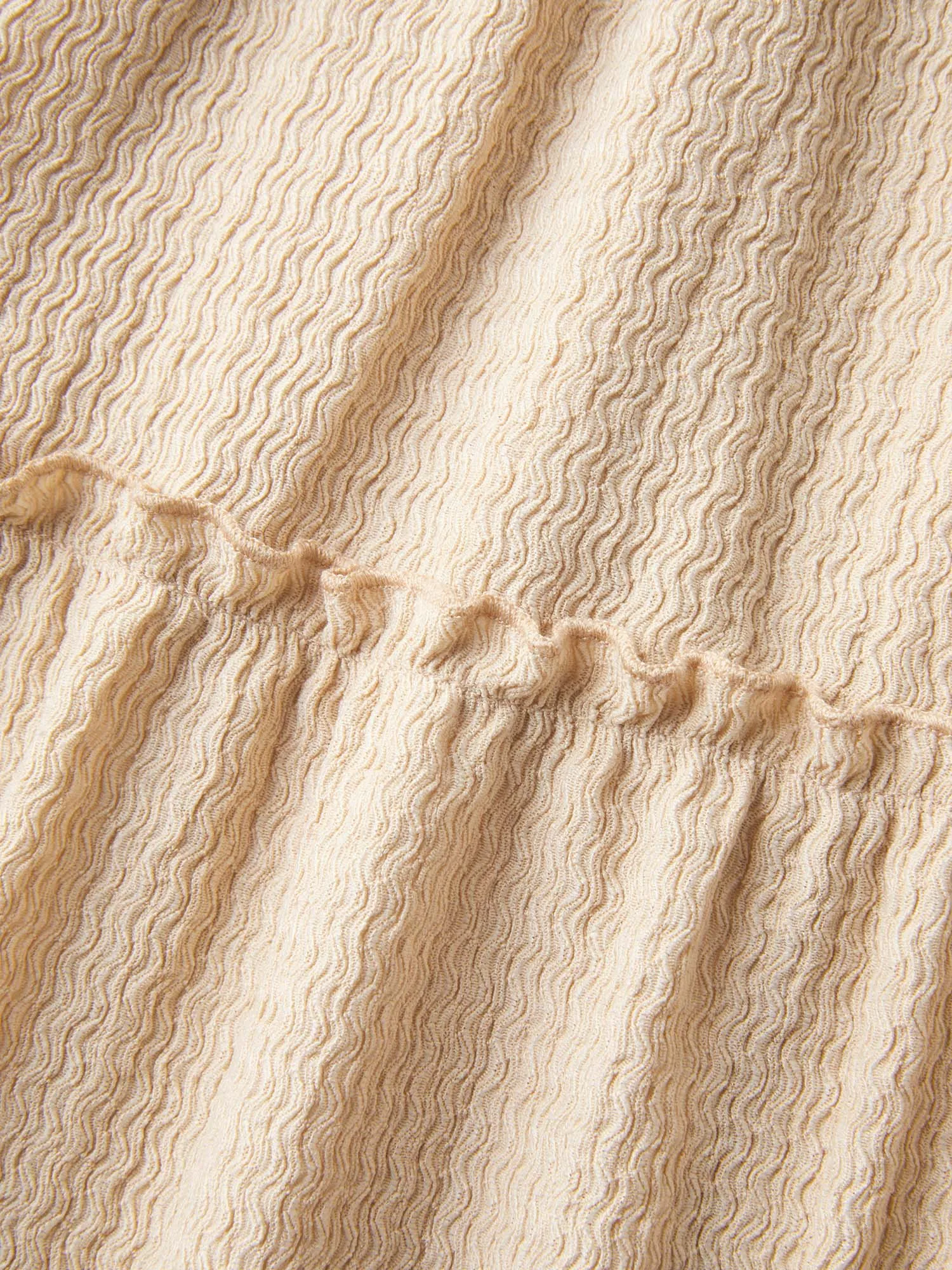 Textured Stretchy Waist Button Midi Dress sold by Bloomchic product image thumbnail 5