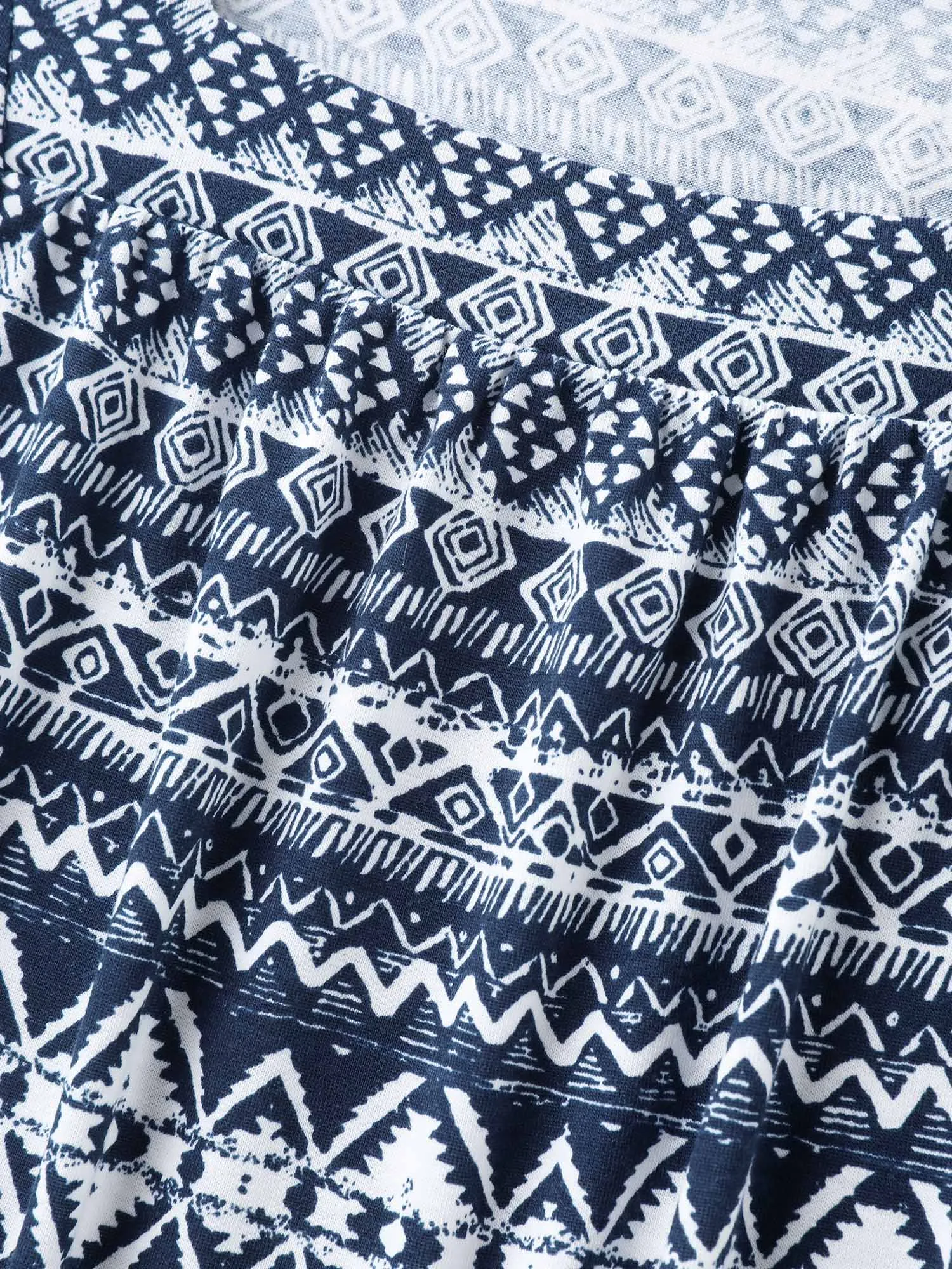 Boho Print Square Neck T-Shirt sold by Bloomchic product image thumbnail 5