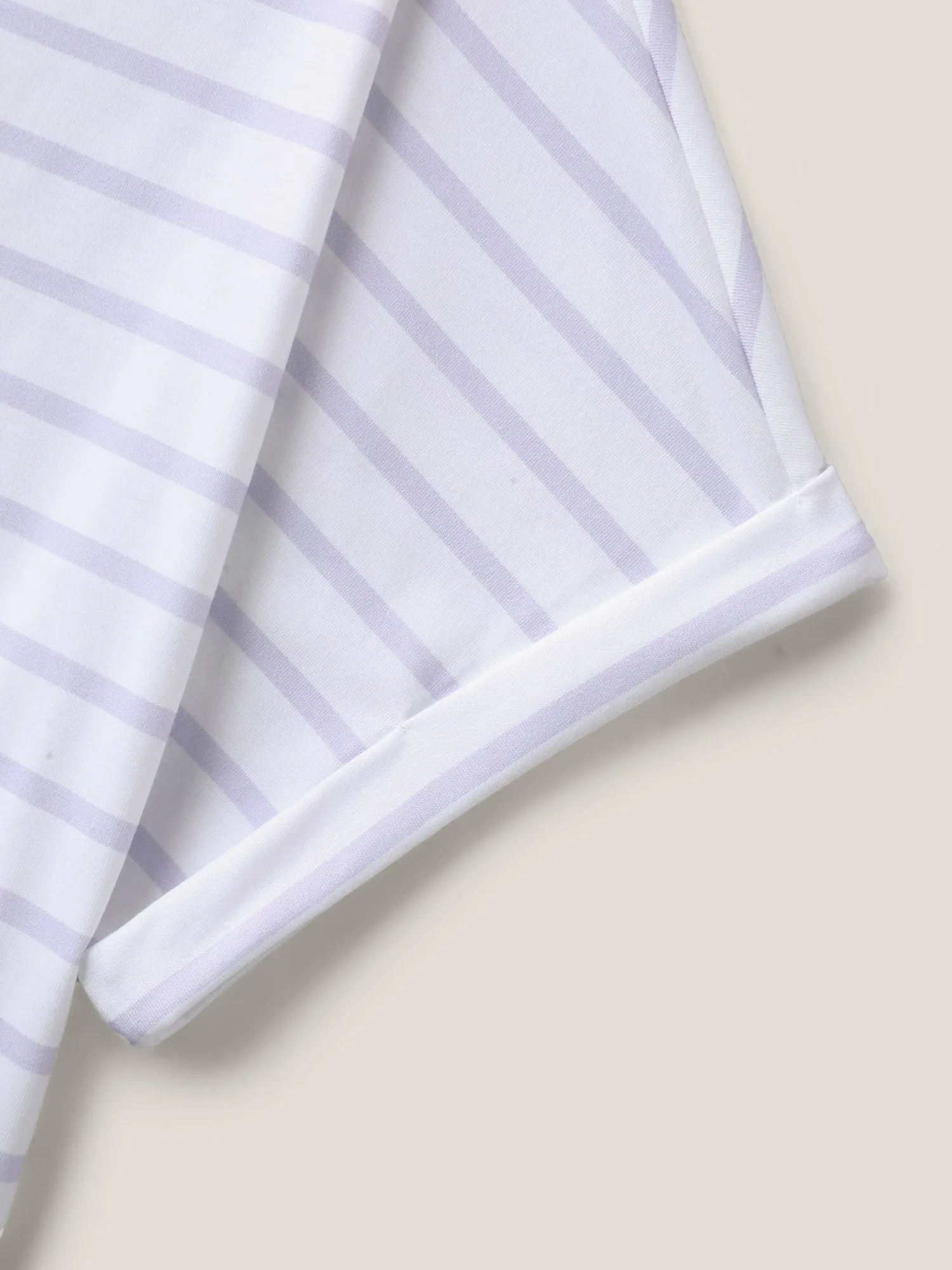 Stretchy Striped Print Round Neck Top sold by Bloomchic product image thumbnail 5