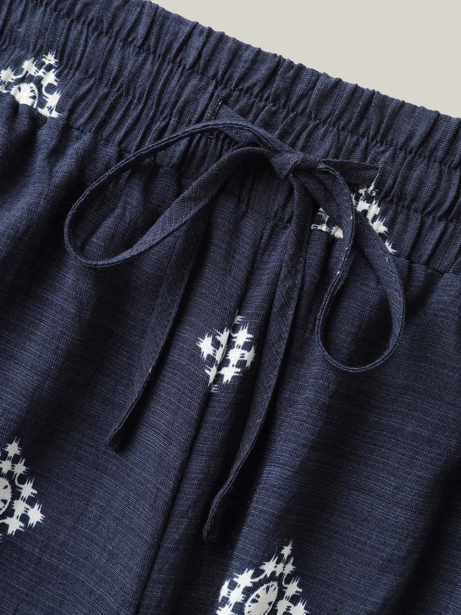 Geometric Print Tied Wide-Leg Pants sold by Bloomchic product image thumbnail 5