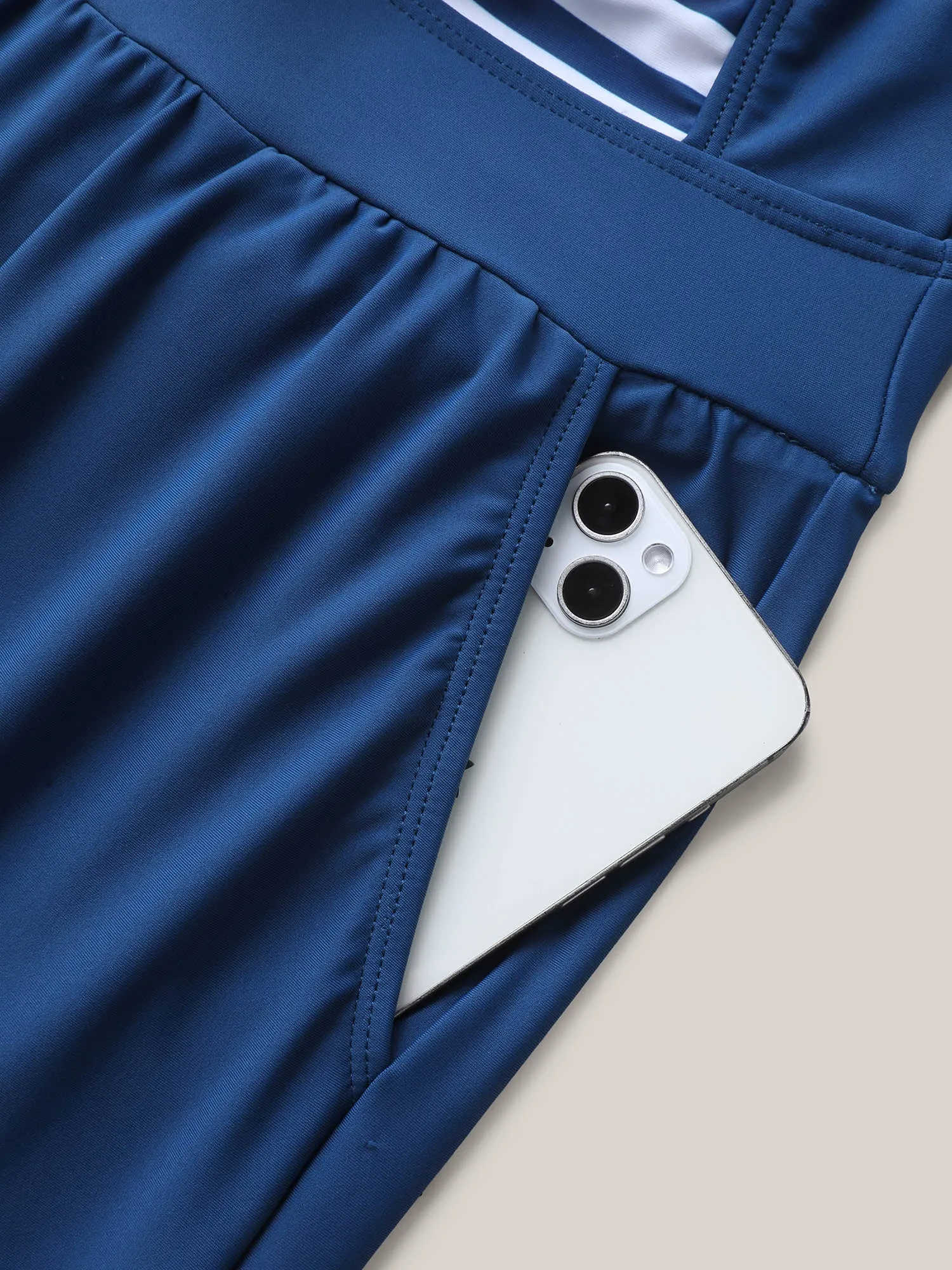 Striped Spliced Knotted One-Piece Swimsuit sold by Bloomchic product image thumbnail 5