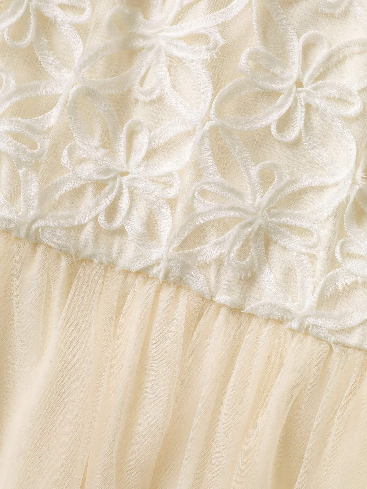 Floral Embroidered Spliced Mesh Maxi Dress sold by Bloomchic product image thumbnail 5