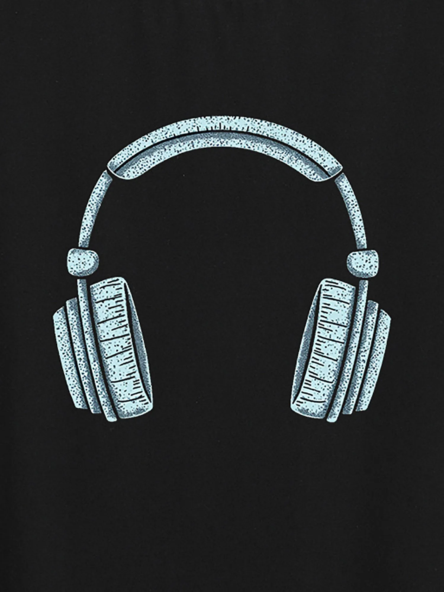 Headphone Mode Round Neck T-Shirt sold by Bloomchic product image thumbnail 2