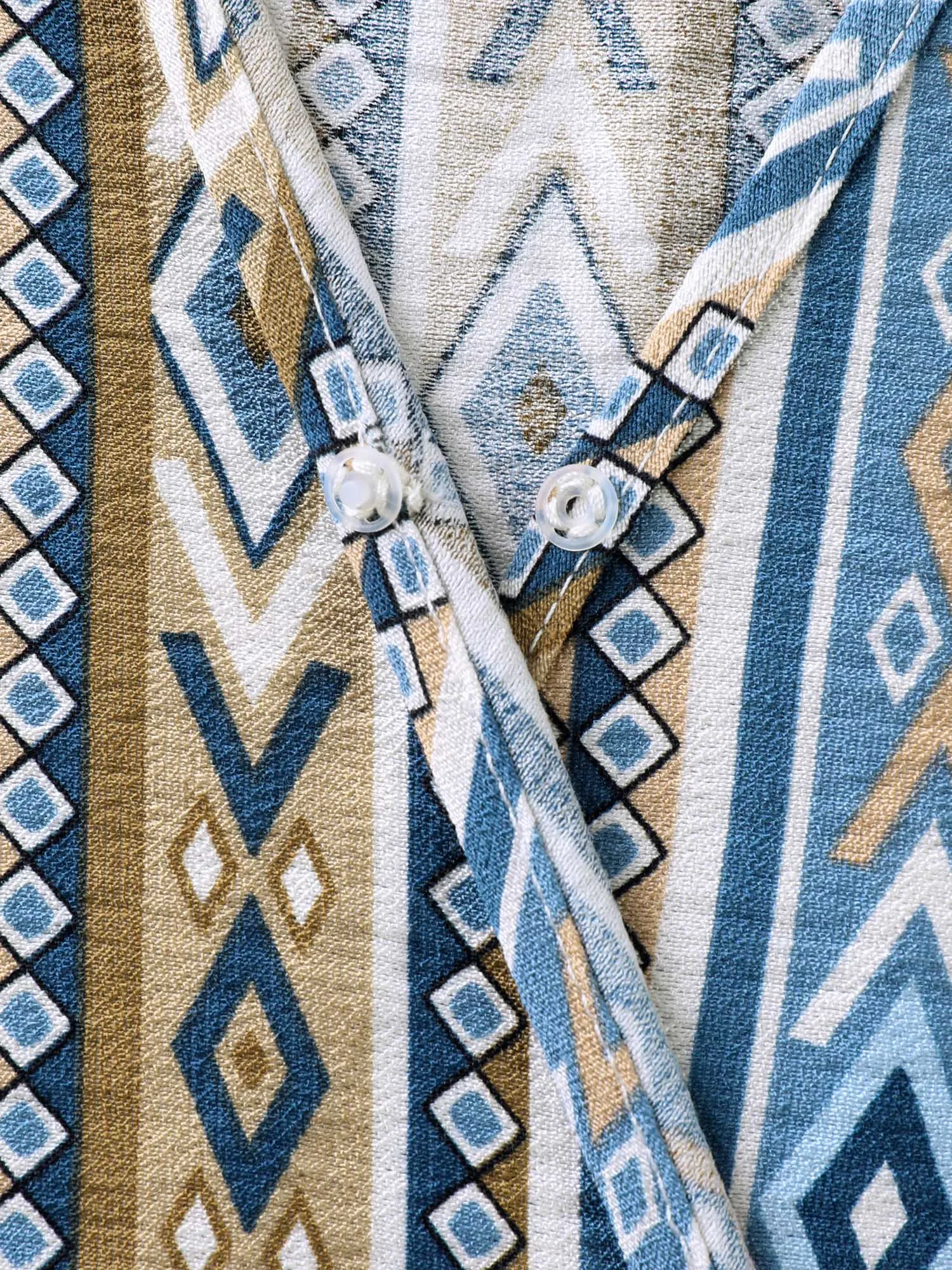 Boho Stripes Rayon Pockets Maxi Dress sold by Bloomchic product image thumbnail 5