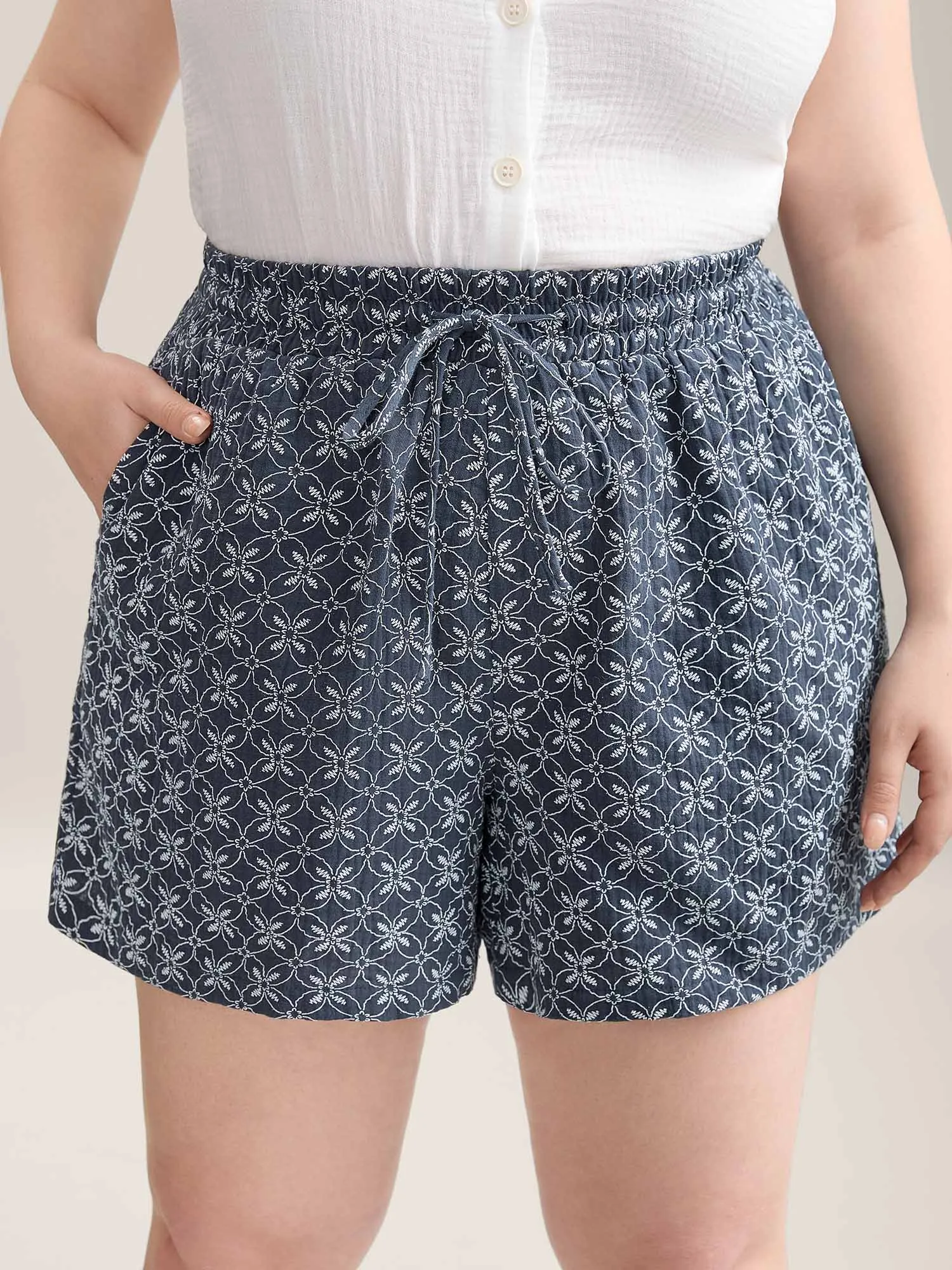 Marine Elements Straight-Leg Shorts sold by Bloomchic
