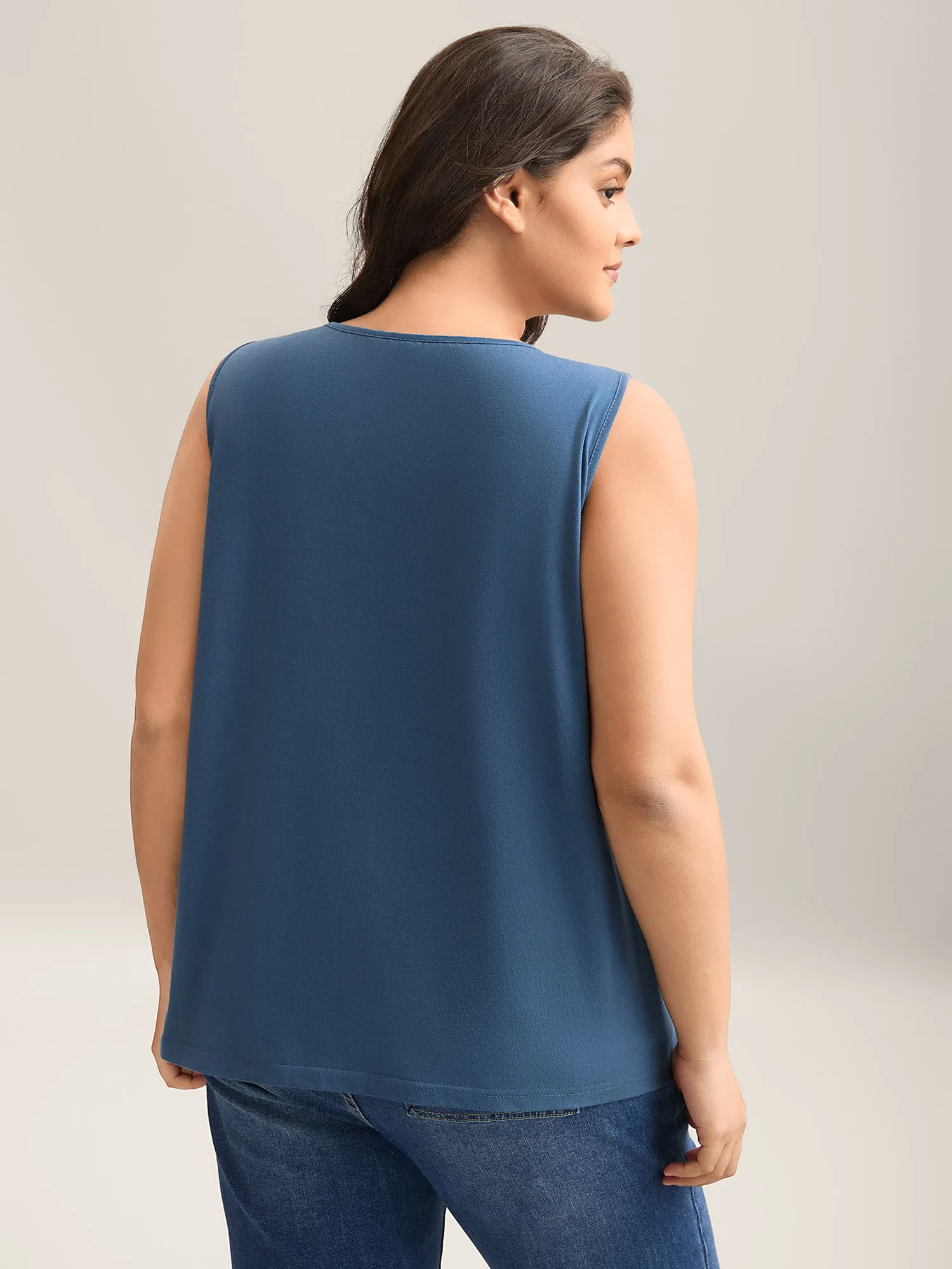 Turtle Print V-Neck Tank Top sold by Bloomchic product image thumbnail 4