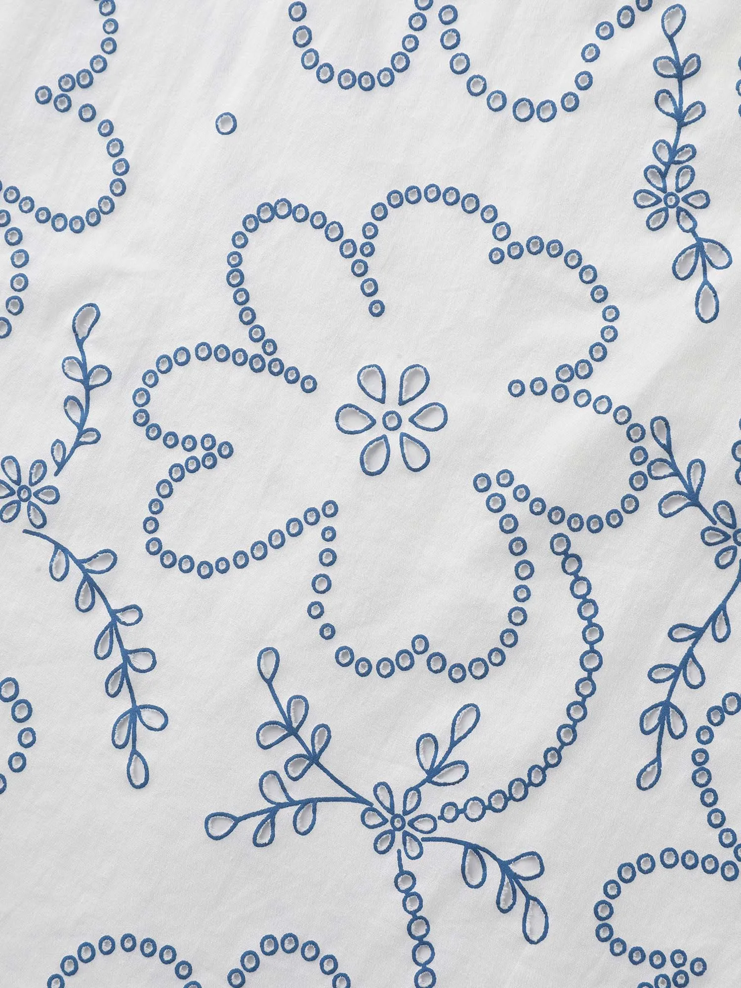 Large Floral Print Split Neck Blouse sold by Bloomchic product image thumbnail 5